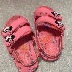 Disney Pink Sandals with Character Design